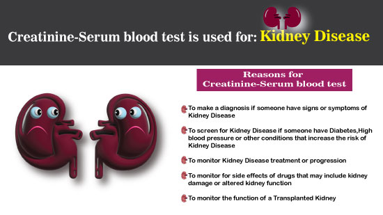 use of creatinine blood test