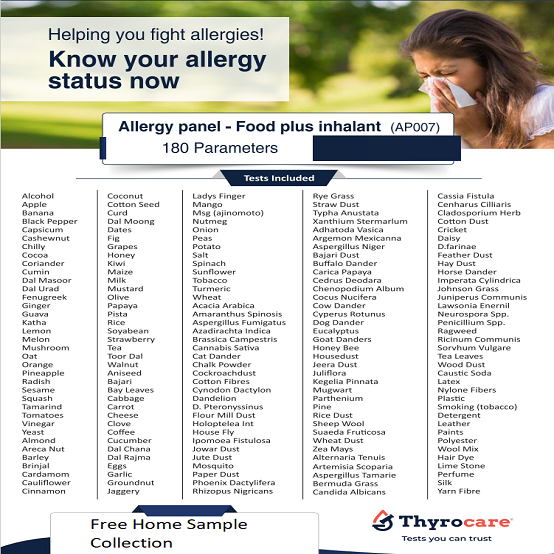 Food Allergy Test - Food + Inhalant